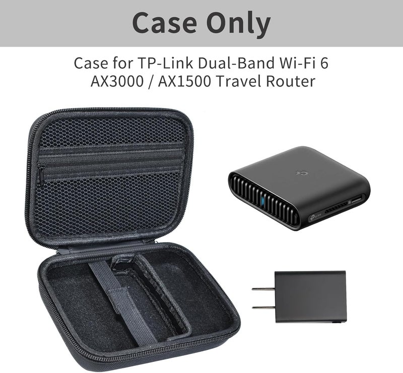 Wanaiha حافظة متوافقة مع جهاز توجيه TP-Link ثنائي النطاق Wi-Fi 6 AX3000 / AX1500 (حافظة فقط) - Image 2